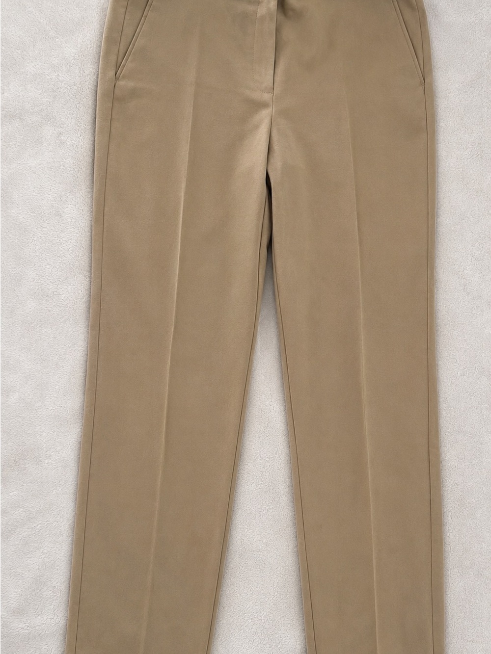 RW&CO. Curve fit High-Rise Trousers in Camel Tan Pants